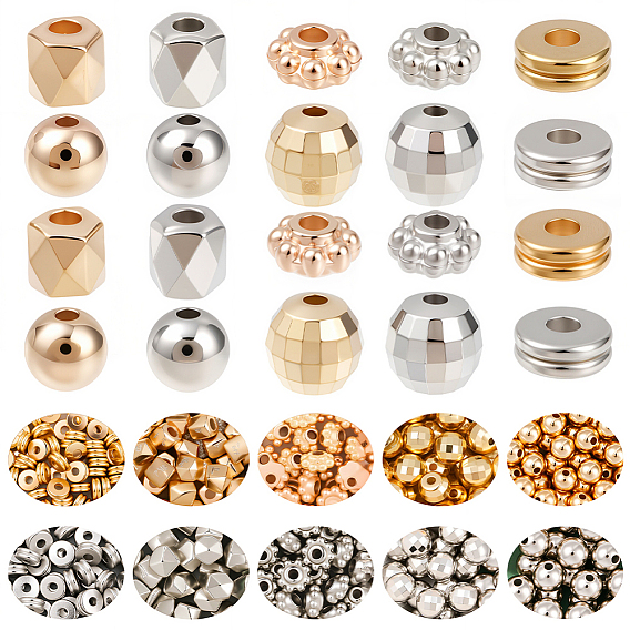 1000 ПК 5 стили CCB пластиковые бусины, разнообразные