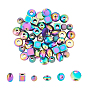 Unicraftale Vacuum Plating 304 Stainless Steel Spacer Beads, Mixed Shapes