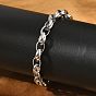 304 браслеты-цепочки с овальными звеньями из нержавеющей стали для мужчин и женщин
