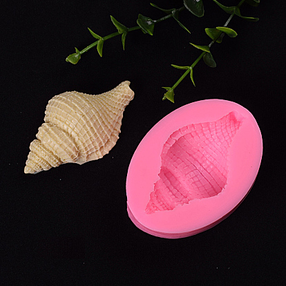 Food Grade Silicone Molds, Fondant Molds, For DIY Cake Decoration, Chocolate, Candy, UV Resin & Epoxy Resin Jewelry Making, Conch