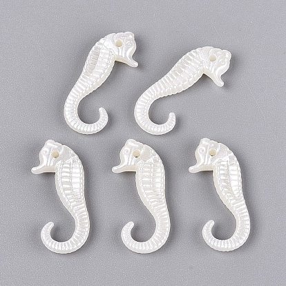 CCB Plastic Pendants, Sea Horse Charms
