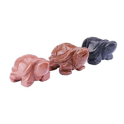 Crystal carving piece natural jade longevity turtle decoration powder crystal agate small turtle jade ornament