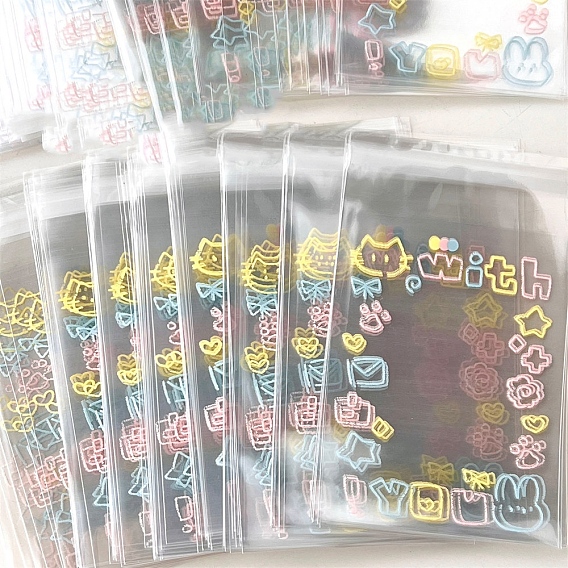 OPP мешки целлофана, топ сумки печать