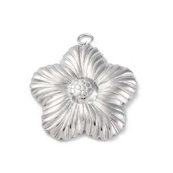 304 подвески из нержавеющей стали, цветочный шарм