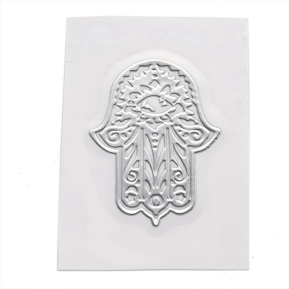 Самоклеющиеся латунные наклейки, наклейки для скрапбукинга, для поделок из эпоксидной смолы, hamsa рука / рука fatima / рука miriam