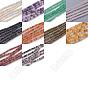 160Pcs 10 Style Natural Mixed Gemstone Beads, Heishi Beads, Flat Round/Disc