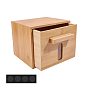Bamboo Tissue Box with Storage Drawer, Tissue Holder, Rectangle