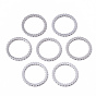 201 Stainless Steel Linking Rings, Laser Cut, Ring