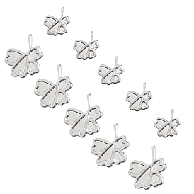 304 Настройки нержавеющей стали кабошон, установка эмали, цветок