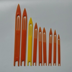 Navette d'aiguille de filet de pêche en plastique, réparer des outils de filet de pêche, fusée