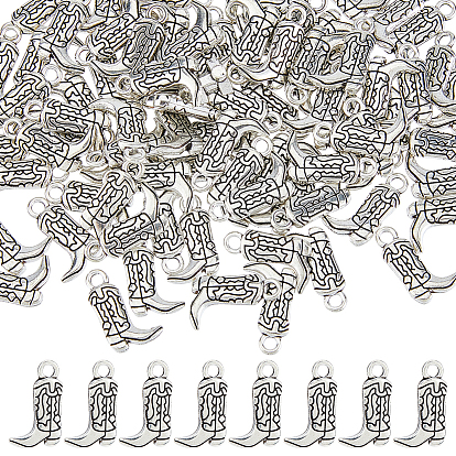 80 шт. Подвески из сплава в тибетском стиле, ботинки