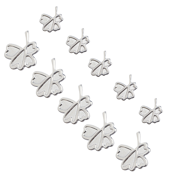 304 Настройки нержавеющей стали кабошон, установка эмали, цветок