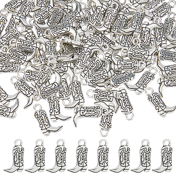 80 шт. Подвески из сплава в тибетском стиле, ботинки