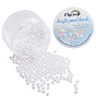 Eco-Friendly Plastic Imitation Pearl Beads, High Luster, Grade A, No Hole, Round
