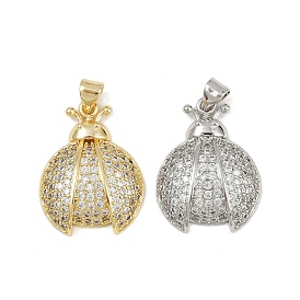 Латунные микро проложить кубического циркония подвески, без кадмия и без свинца, коровка