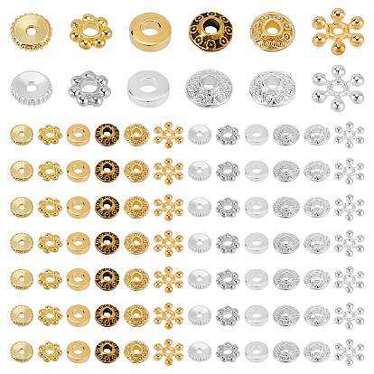 600шт. наборы проставочных бусин из сплава