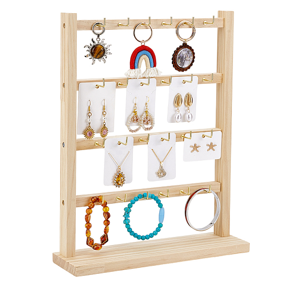 Дисплей для ювелирных изделий с плотным картоном, для браслетов, Серьги