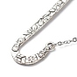 Tibetan Style Alloy Hook Bookmarks, Star & Moon Pendant Bookmark, with Gemstone Beads, 304 Stainless Steel Cable Chains