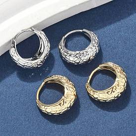 Латунные серьги обруча