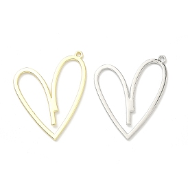 Подвески из сплава , сердце прелести, стойки покрытие, без кадмия, без никеля и без свинца