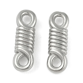 CCB Plastic Connector Charms, Spring Shaped Links