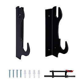2Pcs 2-Tier Acrylic Wall Mounted Sword and Dagger Rack