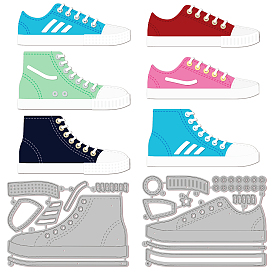 Углеродистая сталь разрезает трафареты, для diy scrapbooking, Фотоальбом, декоративная бумага для тиснения, цвет нержавеющей стали, выкройка обуви