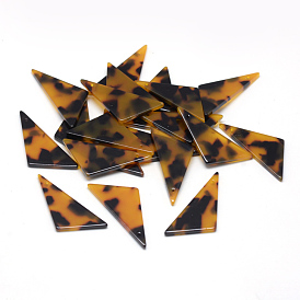 Cellulose Acetate(Resin) Pendants, Triangle
