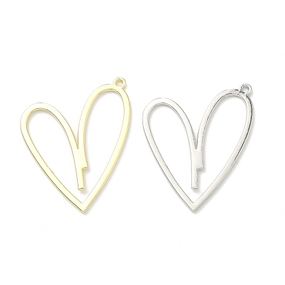 Подвески из сплава , сердце прелести, стойки покрытие, без кадмия, без никеля и без свинца
