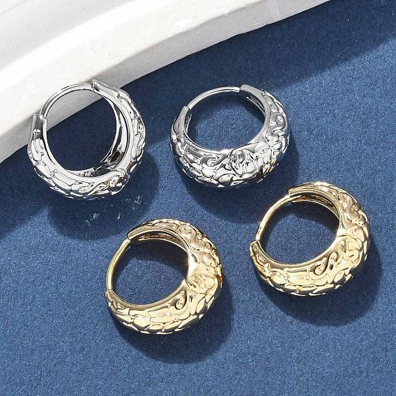 Латунные серьги обруча