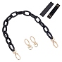 Acrylic Bag Strap, with Alloy Lobster Clasps & Swivel Clasps, for Bag Straps Replacement Accessories