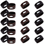 20Pcs 2 Colors Cowhide Belt Loop Ring