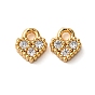 Латунные микро проложить кубического циркония подвески, сердце прелести, долговечный, без никеля 