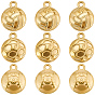 18Pcs 3 Styles Sport Theme 304 Stainless Steel Pendants, Mixed Shapes, Ion Plating(IP)