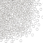 500Pcs Rack Plating Brass Jump Rings, Open Jump Rings, Long-Lasting Plated
