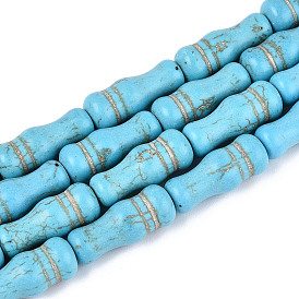 Синтетических нитей бирюзовые бусы, вазы формы