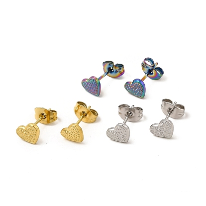 304 серьги-гвоздики из нержавеющей стали для женщин