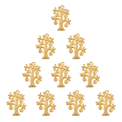 SUNNYCLUE Alloy Pendants, Matte Style,  Money Tree