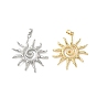 Латунные подвески, солнце