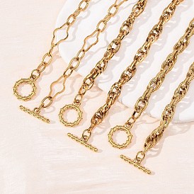 304 Цепочки из нержавеющей стали с застежками для мужчин и женщин