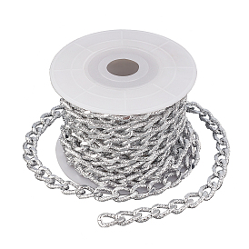 CHGCRAFT DIY Chain Necklace Making Kits, Including 3m Aluminium Curb Chain