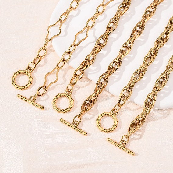 304 Цепочки из нержавеющей стали с застежками для мужчин и женщин