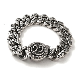 304 браслеты-цепочки с кубинскими звеньями из нержавеющей стали для женщин и мужчин