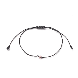 Transparent Glass Braided Bead Bracelet, Adjustable Bracelet for Women