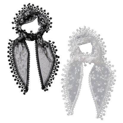 2 шт. 2 цветные повязки на голову из полиэстера для женщин, аксессуары для волос треугольник