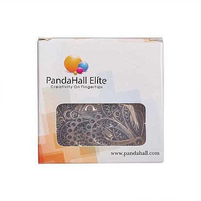 PandaHall Elite Tibetan Style Chandelier Component Links, Drop, Lead Free and Cadmium Free and Nickel Free