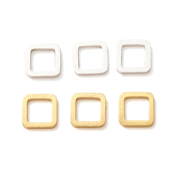 Латунные соединительные колечки, квадратный, без кадмия и без свинца