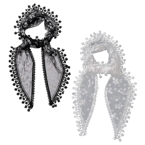 2 шт. 2 цветные повязки на голову из полиэстера для женщин, аксессуары для волос треугольник