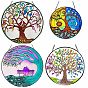 Acrylic Tree of Life Hanging Ornament, for Home Window Wall Home Decoration