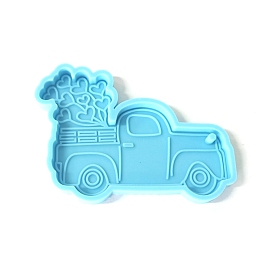 Car DIY Pendant Food Grade Silicone Molds, for Keychain Making, Resin Casting Molds, For UV Resin, Epoxy Resin Jewelry Making